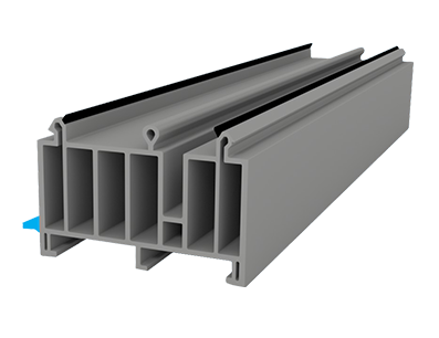 Dichtungslippe für Innenfensterbank aus Weich-PVC (optional)